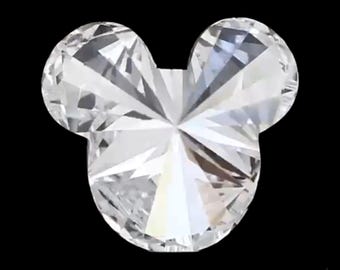 Rare Mickey Mouse Fancy Shape Lab Grown Diamond: Loose Diamond VVS-VS Clarity