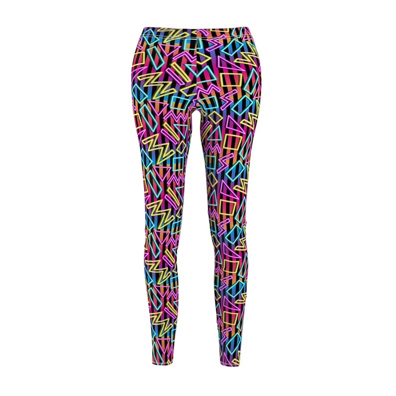 80s pattern exerise leggings main image 1