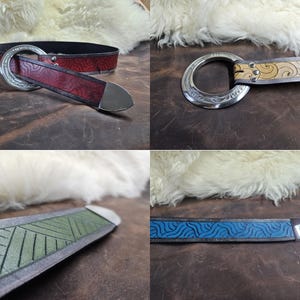 ELEMENTAL Series Leather Fantasy Ring Belt - Limited Run of 100 - Lifetime Guarantee!!