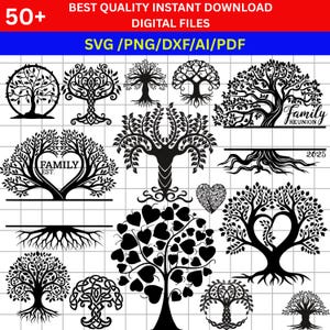 Tree of Life SVG Bundle: Spiritual Home Decor & Clipart (Commercial Use)