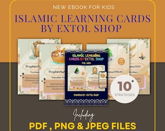 10 Propheten im Islam – Lernkarten | PNG, JPG, PDF | Islamisches Lernen | Extol Shop | Digitaldruck | Sofortiger Download