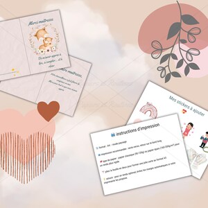 Idea regalo di fine anno per l'insegnante da stampare: volpi intrecciate