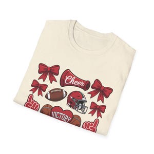 Personalisiertes Coquette Bow Fußball-Shirt: Kinder jubeln Team Spirit