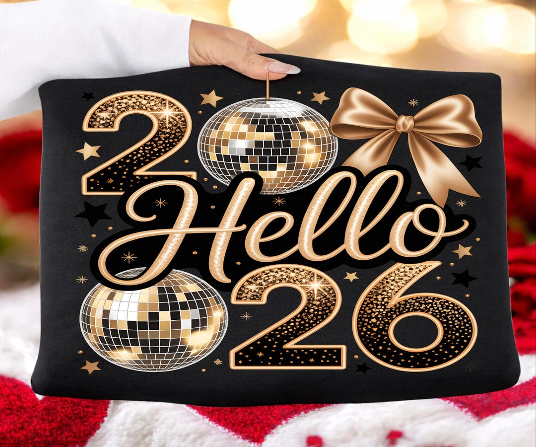 2026 New Year New Adventures Tee | Gold Balloons, Fireworks - Etsy