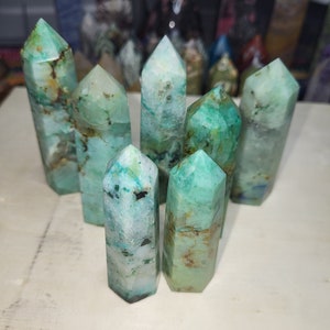 Chrysocolla & Phoenix Stone Towers