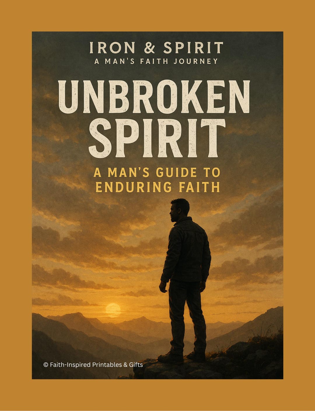 Unbroken Spirit Digital Journal | Men's Faith & Resilience Devotional ...