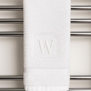 Personalised Embroidered Egyptian Cotton Towel – Monogrammed Bath & Hand Towels, Custom Logo, Salons, Air BnB