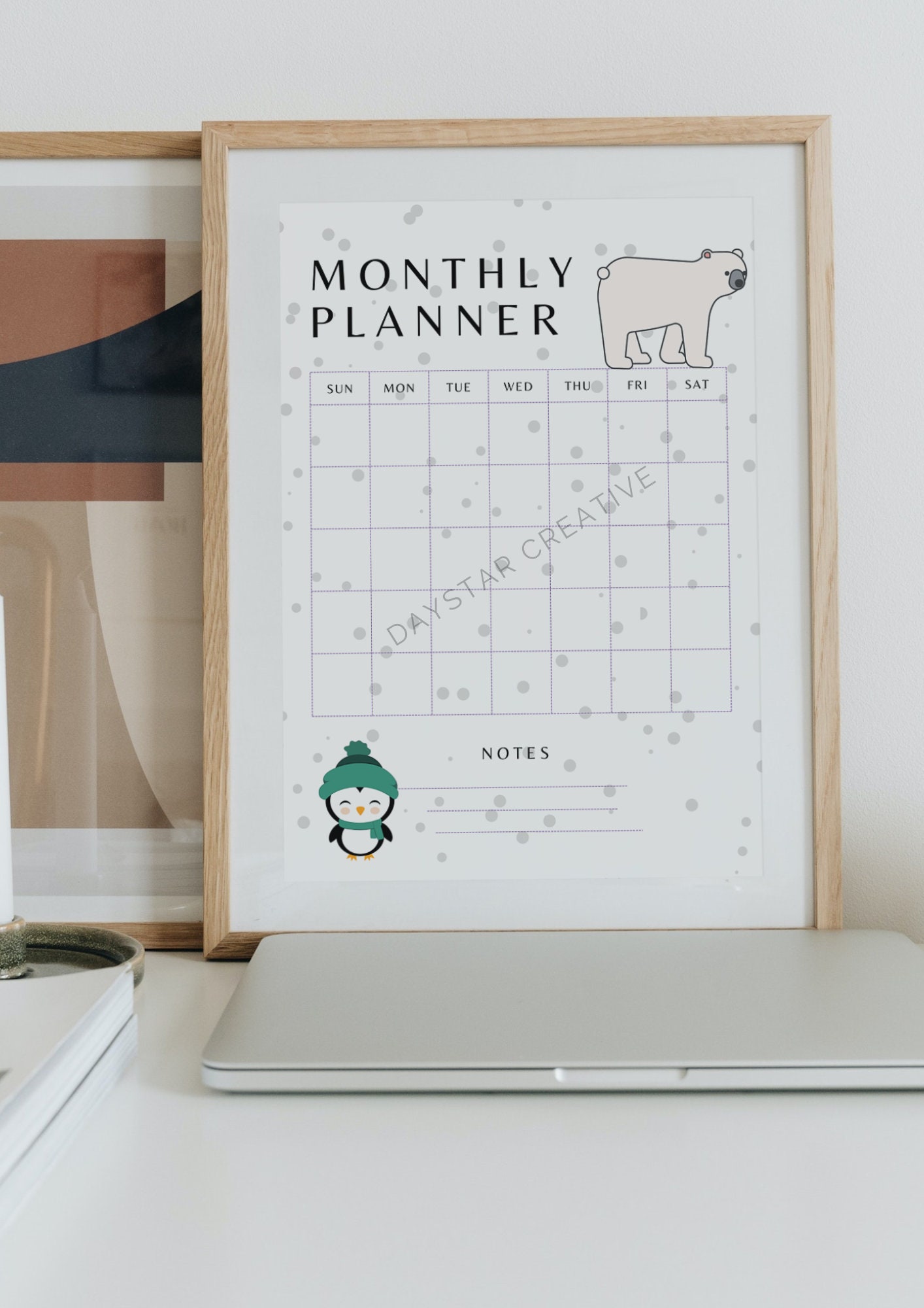 Seasons Monthly Planner | Winter, Summer, Spring, Autumn | Digital ...