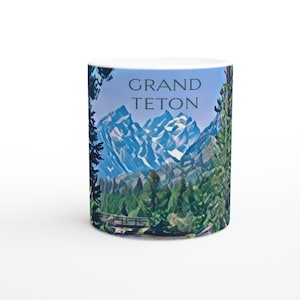 Grand Teton National Park 11 Unzen Keramiktasse
