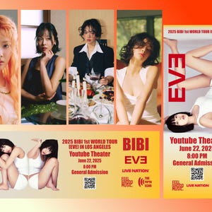 Bibi [EVE] World Tour 2025 Memorabilia Ticket Set