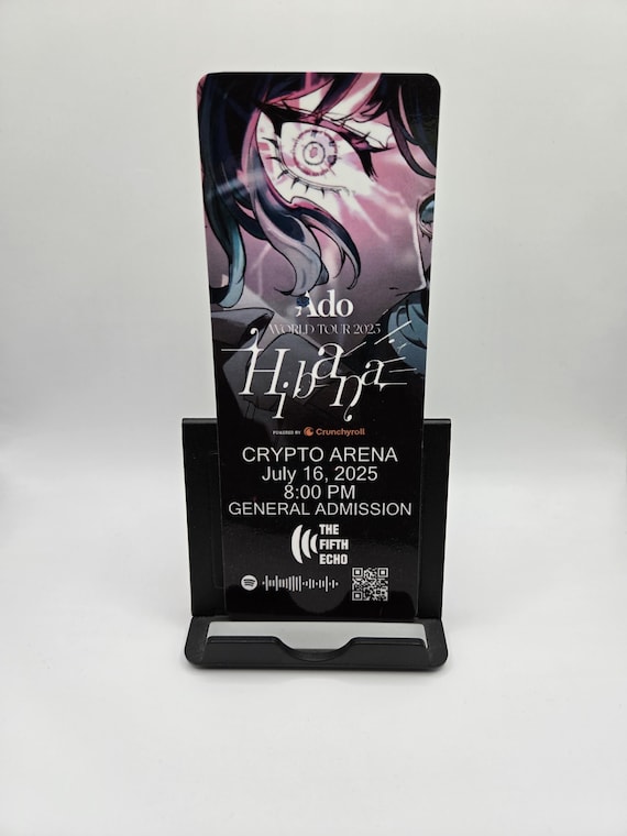 Ado Hibana World Tour Memorabilia Ticket Set / Bookmarks - Etsy
