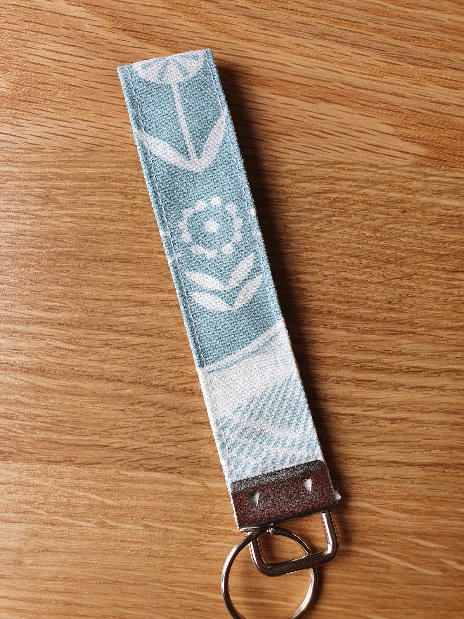 Fabric Key Fobs Fabric Keyring Wrist Fob Etsy