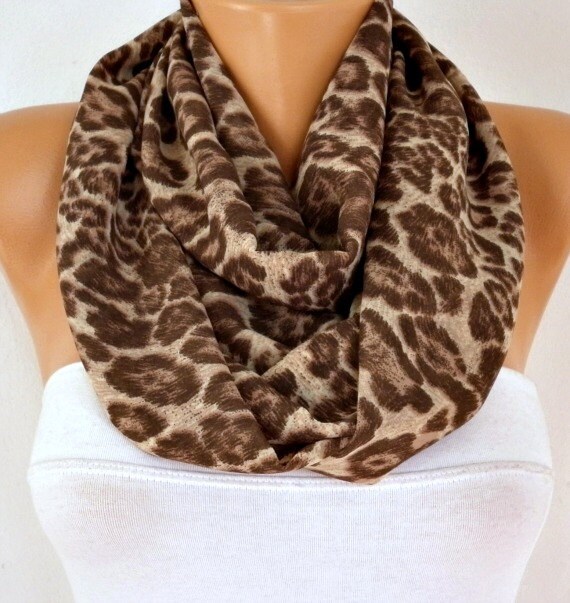 infinity leopard scarf