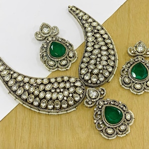 Kundan Choker Necklace Set: Sabyasachi Inspired Indian Jewelry