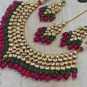 Kundan Bridal Jewelry Set: Sabyasachi Style Bollywood Wedding