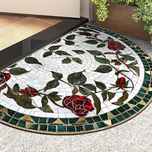 Tapetes decorativos para portas externas