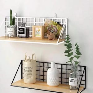 Étagères murales flottantes en bois / Cuisine / Salle de bain / Salon