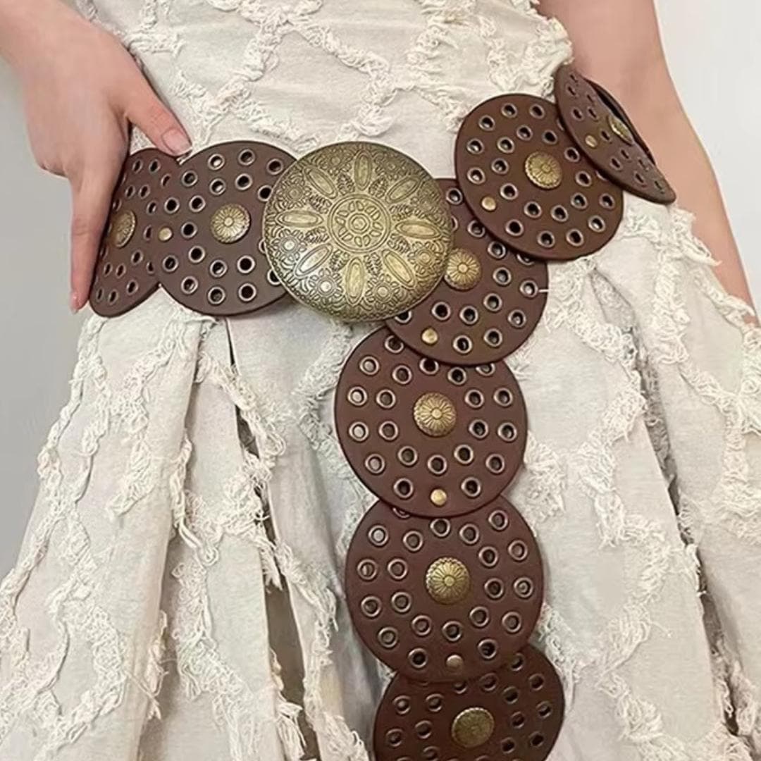 Wide Medallion Belt - Etsy display picture 3