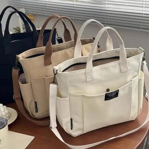 Daily Essential Tote – Stylish Canvas Work Bags