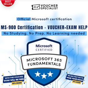 Microsoft MS-900 Prüfungsgutschein | Microsoft 365 Fundamentals-Zertifizierung | Sofortiger Digitaler Code | Gültig Weltweit