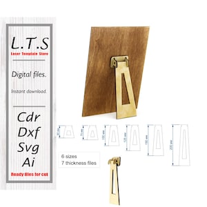 Fotorahmen-Rückseiten: Lasergeschnittene Datei (SVG, DXF, Ai, CDR) - Verschiedene Größen