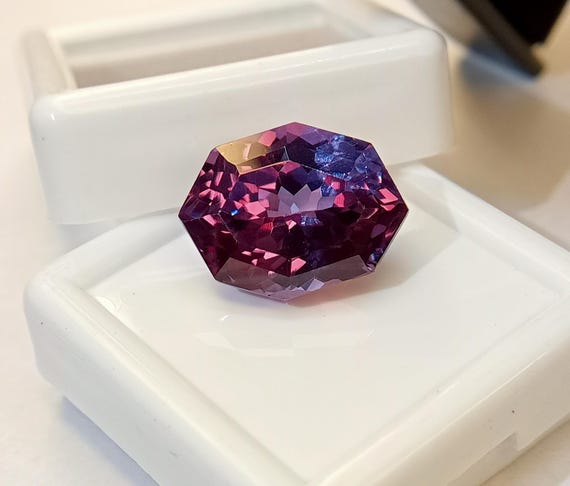 Alexandrite Color Changing Fancy Cut 12 Ct Natural Loose Certified