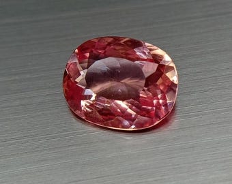 Madagascar Peach Pink Morganite Oval Cut 10+ Ct Loose Certified Gemstone For Making Jewellery