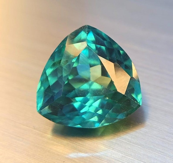 Flawless Paraiba Tourmaline Trillion Cut 9-11 Carat Faceted Certified VVS Loose Gemstones