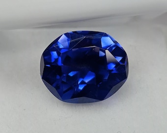 Ceylon Blue Sapphire Oval Cut  5-7 Ct Natural Certified For Ring Size Loose Gemstone