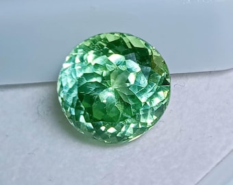Paraiba Tourmaline Round Cut 8 Ct VVS Certified Natural Loose Gemstone Tourmaline Gift For Her