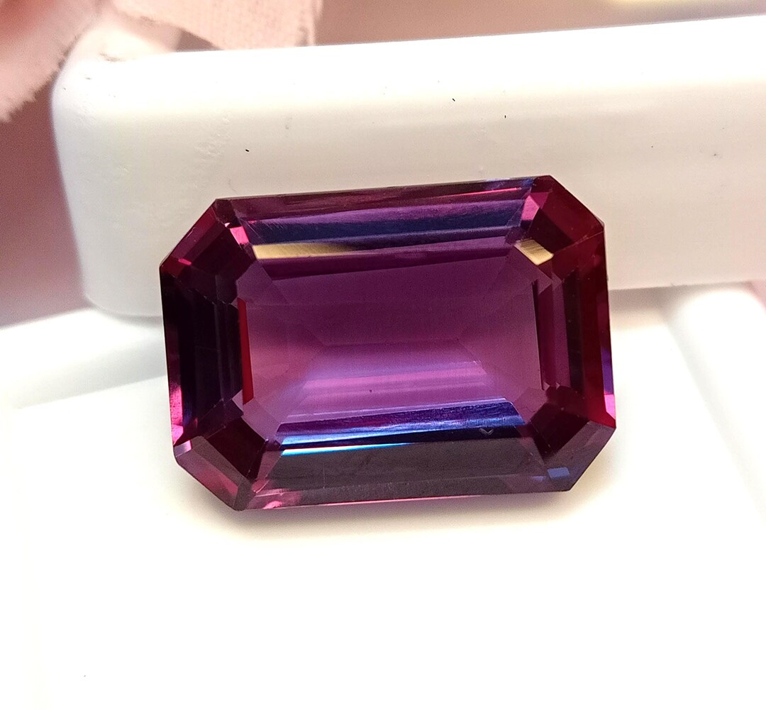 Colour Changing Alexandrite Shape Emerald Cut 9-11 Ct Natural Loose ...