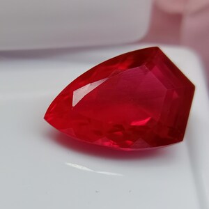 Fancy Cut 8-9 kt Mozambique rode robijn gecertificeerde losse natuurlijke edelsteen, het beste voor het maken van ringen BD212