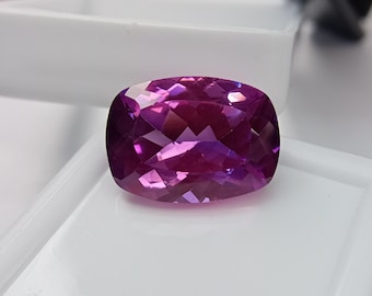 Tanzanite bleu-violet, taille coussin, 12,30 ct, pierre précieuse naturelle en vrac JM401