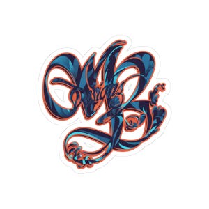 MB Designs - Artistic Kiss-Cut Stickers - Vibrant Designs for Laptops, Water Bottles, Journals, Gifts, and Decor