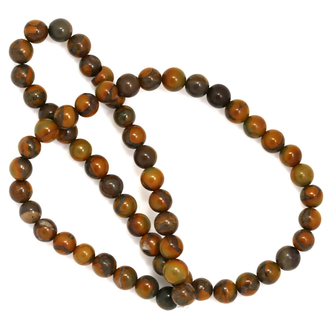 Chrysanthemum Stone Beads 6mm Round Etsy