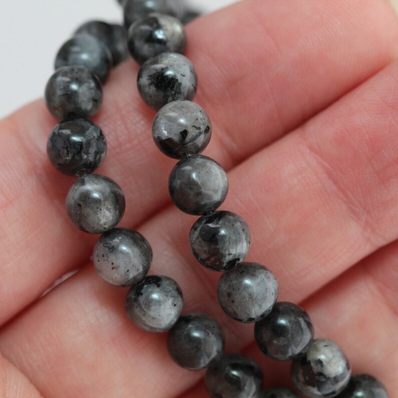 Larvikite Beads 6mm Round | Etsy