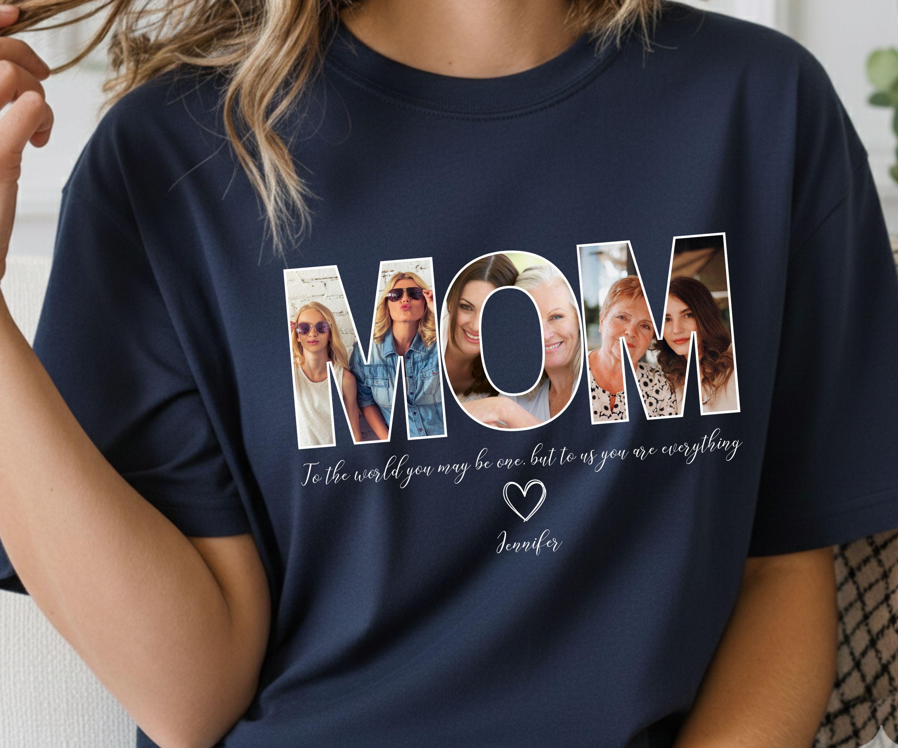 Custom Mom Photo Collage Canva Frame, Editable Mothers Day Canva ...