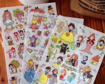 10 pcs korea pretty sticker set deco paper sticker set etsy