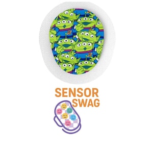 Dexcom G7/ Alien Toy / Dexcom Sticker, Diabetes Stickers, CGM Stickers, Transmitter Stickers, Waterproof, Available in g6&g7