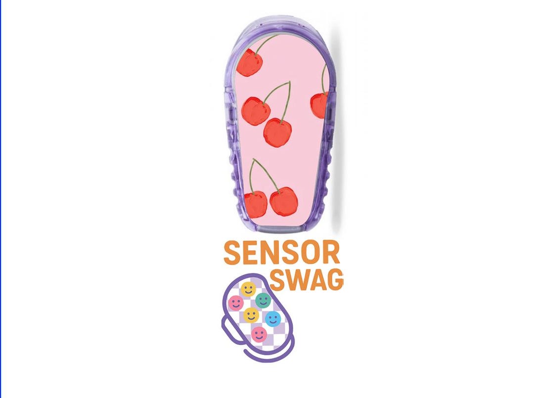 Dexcom G6/ Cherries Pink / Dexcom Sticker, Diabetes Stickers, CGM ...