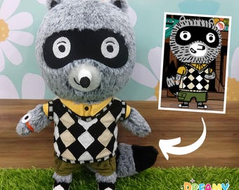 Turn Any Cartoon or Doodle into a Handmade Plush Character | Custom Toon Plush from Artwork