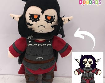 Handcrafted Anime Plush Figure Made from Your Character Art | Custom Soft Doll for Fans, Collectors & Gifts