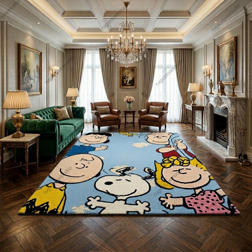 Snoopy Rug - Etsy