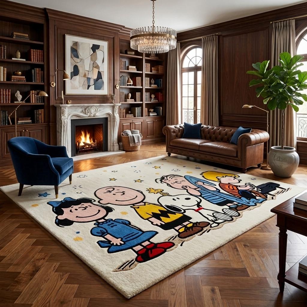 Peanuts Area Rugs - Etsy