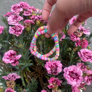 Colorful Summer Clay Bead Bracelet