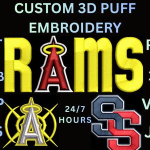 BORDADO 3D PERSONALIZADO CON RELIEVE
