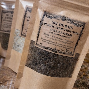 Sel de bain Purification profonde - Aura & Énergie - édition limitée