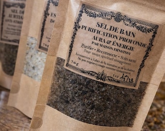 Sel de bain Purification profonde - Aura & Énergie - édition limitée