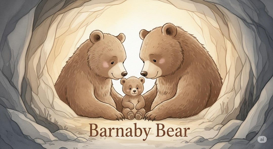 Little Bear Bedtime Story Book: Forest Animals, Family Love (printable ...