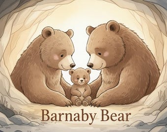 Gute-Nacht-Geschichtenbuch für kleine Bären: Waldtiere, Liebe zur Familie (druckbare PDF)